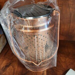 Hanging Lantern Lights, Hummingbird Hollowed-Out Metal Decor Lantern, Waterproof